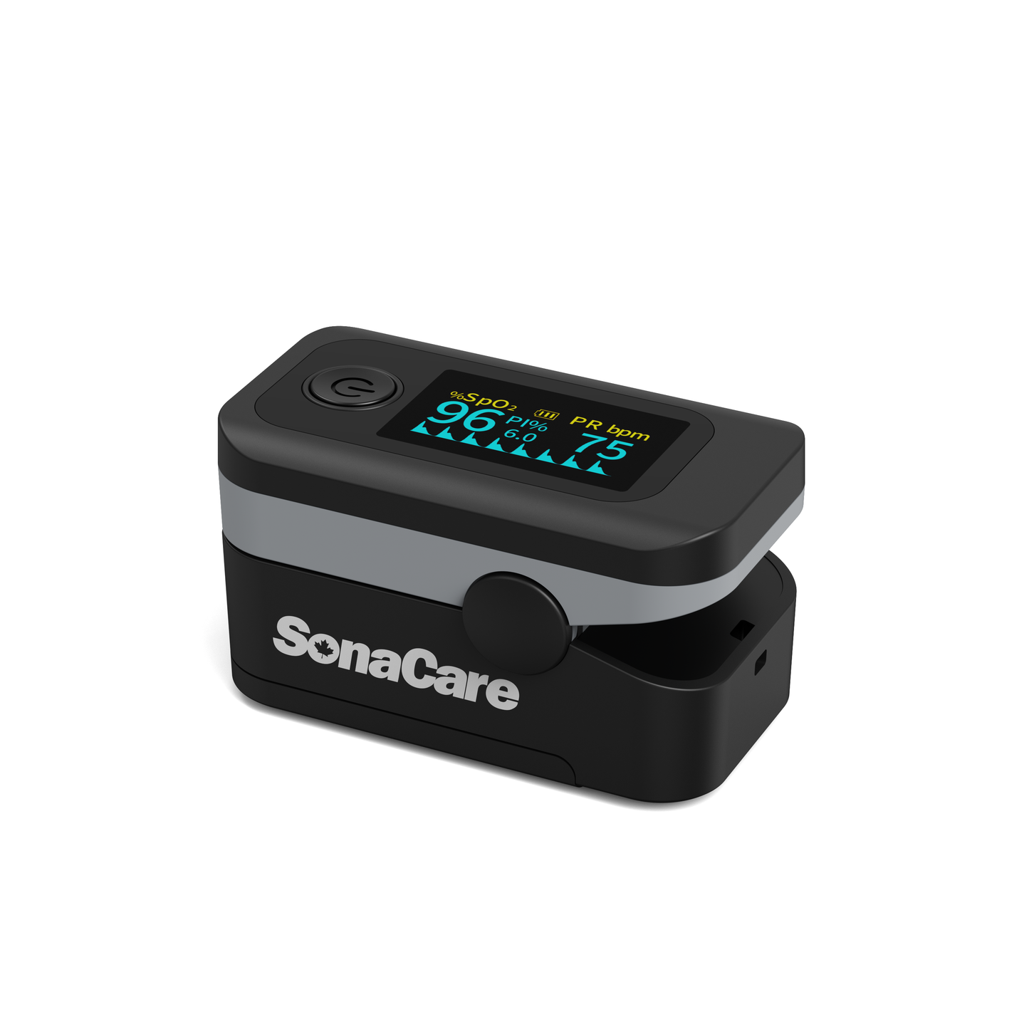 SonaCare Finger Pulse Oximeter - Heart Rate, Blood Oxygen SpO2 Monitor