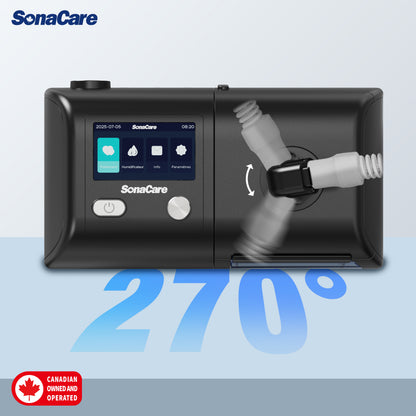 SonaCare BiPAP Machine - 4–30 cmH₂O Wide Range Pressure Flow